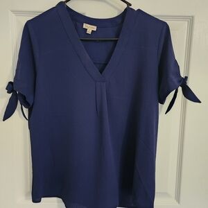 LILY WHITE New navy blue blouse